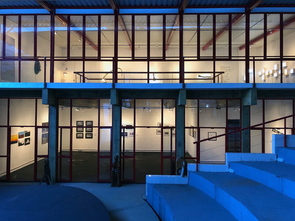 A foto de Fernando de Arantana mostra a Piccola Arena durante a noite