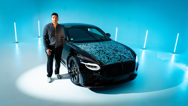 Romulo Kuranyi mostra nova ação com a Bentley na Alemanha